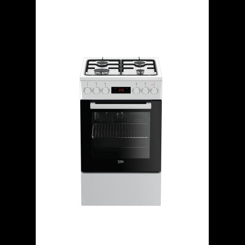 Beko FSE52321DWD plīts & cepeškrāsns Brīvi stāvoša plīts Gāze Gāzes Balts