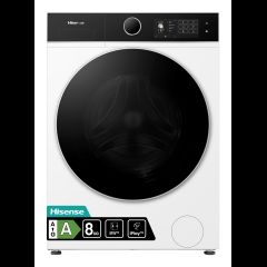 Hisense WF5I8043BWF veļasmašīna Ielādēšana no priekšas 8 kg 1400 RPM Balts