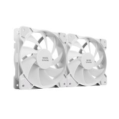 Mars Gaming MFPROX2W computer cooling system Computer case Fan 12 cm White 2 pc(s)