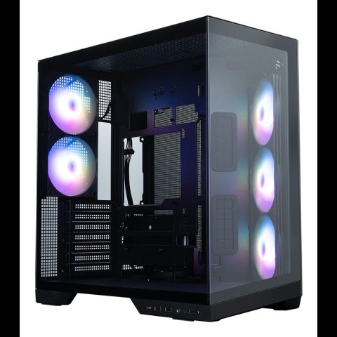 Zalman D50 Dual-Chamber Panoramic View Computer Case Mid. Tower Black