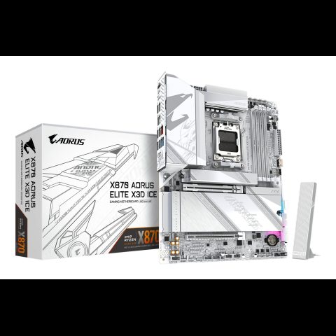Gigabyte X870 AORUS ELITE X3D ICE AMD X870 AM5 pieslēgvieta ATX