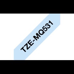 Brother TZEMQ531 этикеточная лента Черный на синем TZe