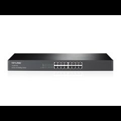 TP-Link TL-SF1016 tīkla pārslēgs Nepārvaldīts Fast Ethernet (10/100) 1U Melns