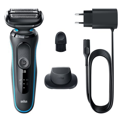 Braun Series 5 51-M1200s vīriešu skuveklis Sietiņa skuveklis Trimmeris Melns