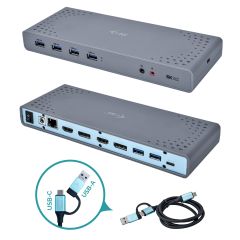 I-tec CADUAL4KDOCK док-станция для ноутбука Проводная USB 3.2 Gen 1 (3.1 Gen 1…