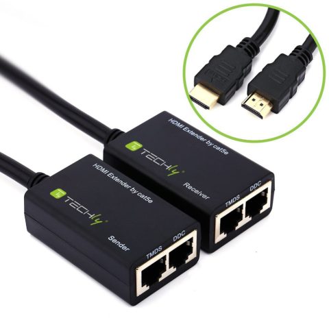 Techly IDATA EXT-E30D video sadalītājs HDMI
