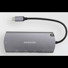 Axagon HMC-6M2 dokstacija Vadu USB 3.2 Gen 1 (3.1 Gen 1) Type-C Alumīnijs
