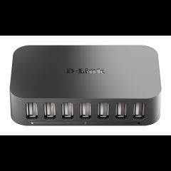 D-Link DUB-H7 USB 2.0 Type-B 480 Mbit/s Melns