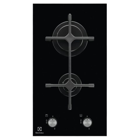 Electrolux EGC3322NVK Melns Iebūvēts 29 cm Gāzes 2 zone(s)