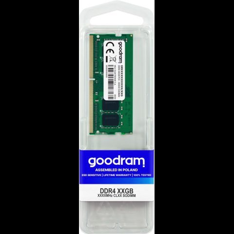 GoodRam GR3200S464L22S/8G модуль памяти 8 GB 1 x 8 GB DDR4 260-pin SO-DIMM