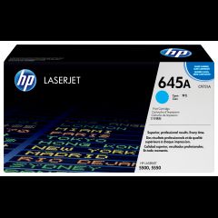 Hewlett Packard (HP) HP 645A Cyan Original LaserJet Toner Cartridge