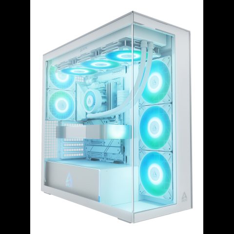 Arctic Xtender White (Clear Glass) Midi Tower Белый