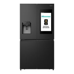 Hisense RQ760N4IFE side by side ledusskapis Brīvi novietots 577 L Melns