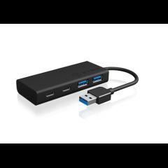 Icy Box IB-HUB1426-U3 USB 3.2 Gen 1 (3.1 Gen 1) Type-A 5000 Mbit/s Melns