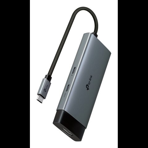 TP-Link UH5020C interfeisa centrmezgls USB Veids-C 5000 Mbit/s Pelēks