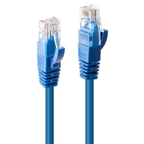 Lindy 48018 tīkla kabelis Zils 2 m Cat6 U/UTP (UTP)