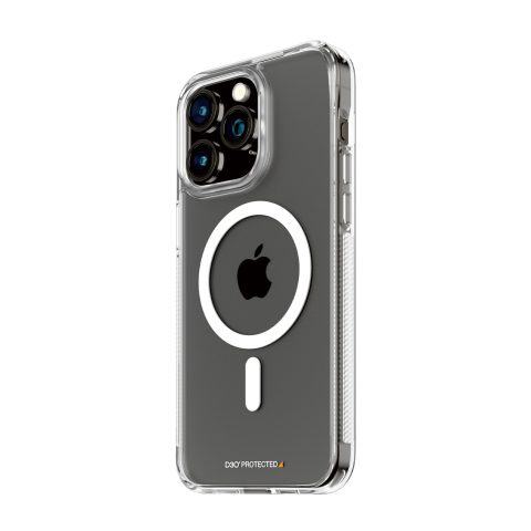 Panzer Glass PanzerGlass ® HardCase Transparent w. White MagSafe & D3O® iPhone 15 Pro…