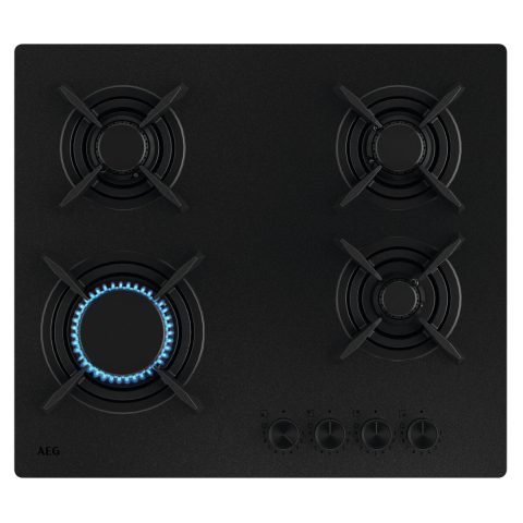 AEG HKB64423NL Melns Iebūvēts 60 cm Gāzes 4 zone(s)