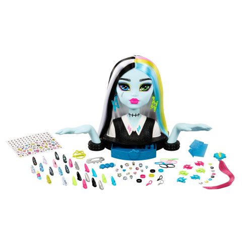 Mattel Monster High Frankie Stein Styling Head with 65+ Nail