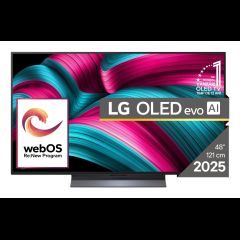 LG OLED evo AI OLED48C51LA TV 121.9 cm (48") 4K Ultra HD Smart TV Wi-Fi Bla…
