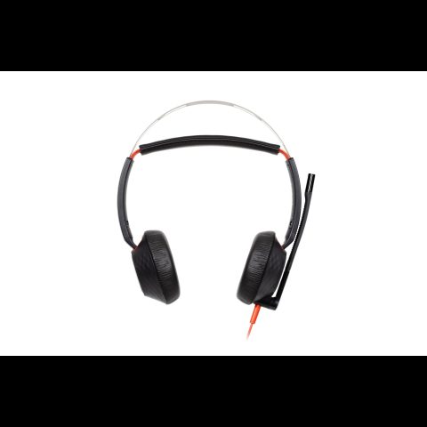 HP Poly Blackwire 5220 stereo USB-C galvas tālrunis + 3