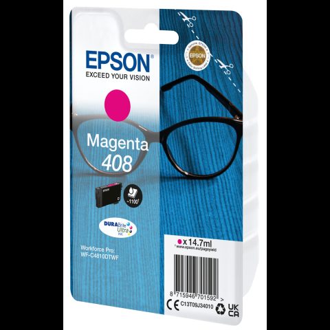 Epson 408 Spectacles DURABrite Ultra Single Magenta Ink
