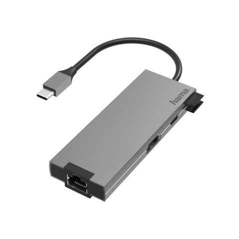 Hama 00200109 док-станция для ноутбука USB 3.2 Gen 1 (3.1 Gen 1) Type-C Серый