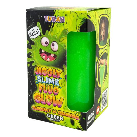 Tuban JIGGLY SLIME FLUO GLOW – GREEN 430 g