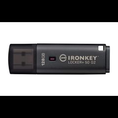Kingston Technology IronKey Locker+ 50 G2 USB zibatmiņa 128 GB USB Type-A 3.2 Gen…