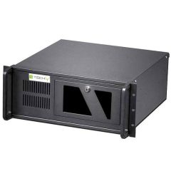 Techly I-CASE MP-P4HX-BLK2 системный блок Cтойка Черный