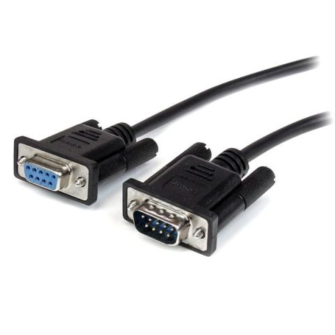 StarTech .com MXT1001MBK seriālais kabelis Melns 1 m DB-9