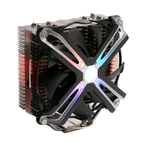 Zalman CNPS17X система охлаждения компьютера Процессор Кулер 14 cm Черный