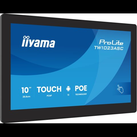 Iiyama TW1023ASC-B3P Signage Display Kiosk design 25.6 cm (10.1") Wi-Fi 385 cd/…