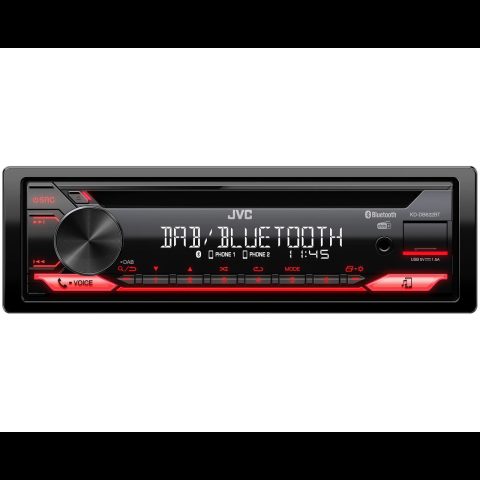JVC KD-DB622BT car media receiver Black 200 W Bluetooth
