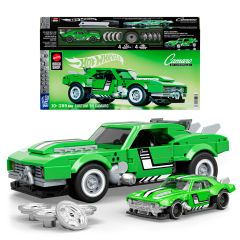 Mattel Brick Shop Hot Wheels Custom ’68 Camaro Building Toy Kit (289 Pieces)