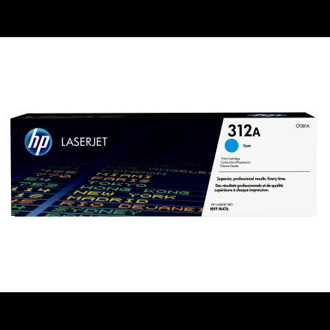 Hewlett Packard (HP) HP 312A Cyan LaserJet Toner Cartridge