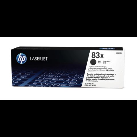 Hewlett Packard (HP) HP 83X High Yield Black Original LaserJet Toner Cartridge