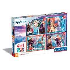 Clementoni Supercolor Disney Frozen Составная картинка-головоломка 12 шт Мультфильм…
