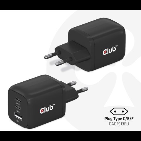 Club 3D CLUB3D Travel Charger PPS 65Watt GAN technology