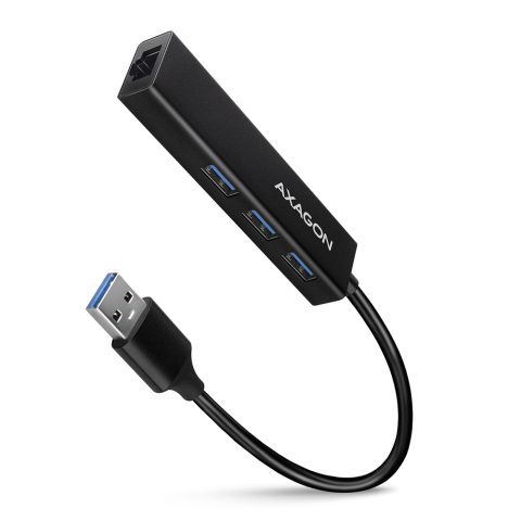 Axagon HMA-GL3A Multiport-Hub USB 3.0 Typ A Gbit-LAN 3x USB-A microSD Проводная…
