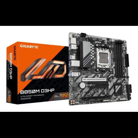 Gigabyte B850M D3HP mātes plate AMD B850 AM5 pieslēgvieta mikro ATX