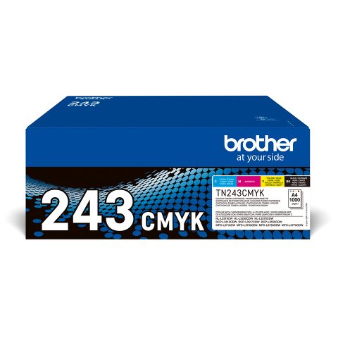 Brother TN-243CMYK тонерный картридж 1 шт Подлинный Черный