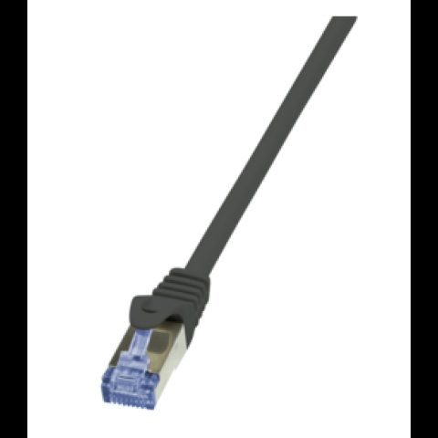 LogiLink 5m Cat7 S/FTP tīkla kabelis Melns S/FTP (S-STP)
