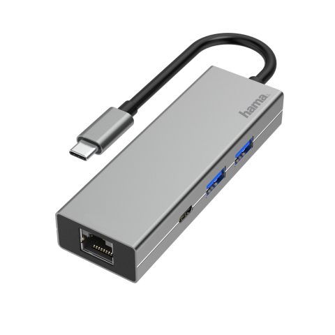 Hama 00200108 laptop dock/port replicator USB 3.2 Gen 1 (3.1 Gen 1) Type-C Gr…