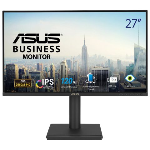 Asus BE27AQG computer monitor 68.6 cm (27") 2560 x 1440 pixels Quad HD LCD Bl…