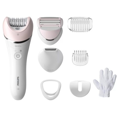 Philips 8000 series BRE721/00 epilators 32 pincetes Rozā