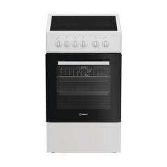 Indesit I5V8PMW cooker Freestanding cooker Electric Ceramic hob White