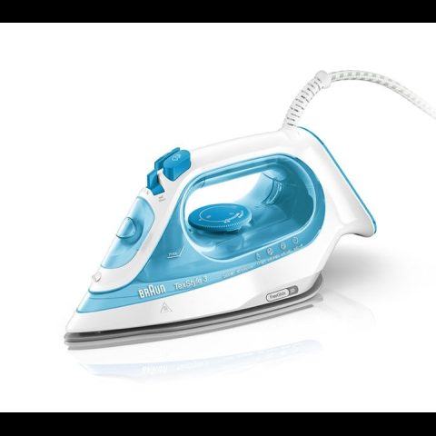 Braun TexStyle 3 Steam Iron SI 3053 Blue Keramikas gludināšanas virsma 2400 W…