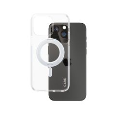 Panzer Glass PanzerGlass CARE™ by ® Case Transparent w. Silver Kickstand & MagSafe iP…