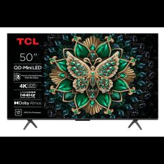 TCL 50Q6C televizors 127 cm (50") 4K Ultra HD Viedtelevizors Wi-Fi Metālisks